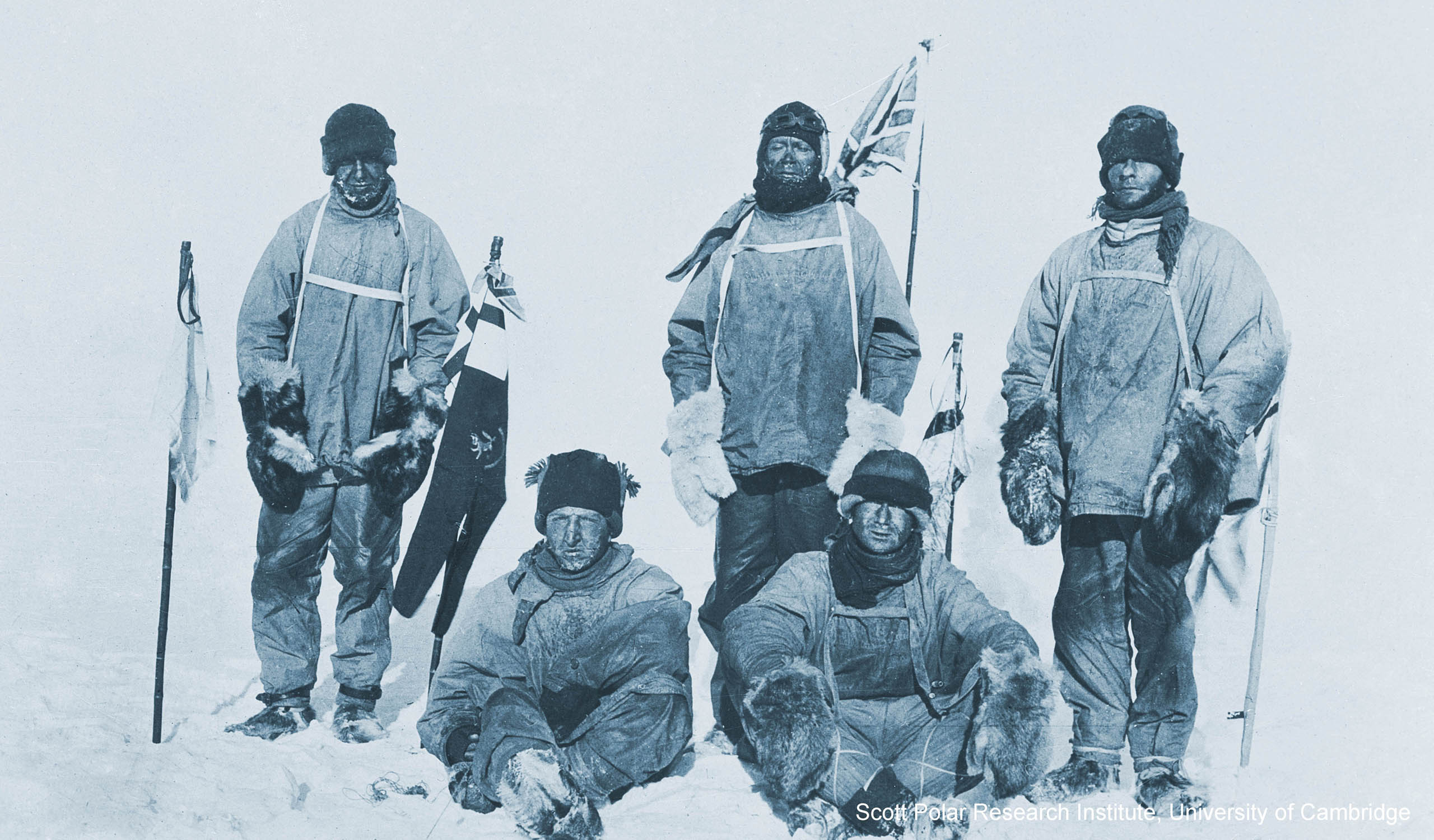 British Antarctic Expedition 1910-13 Captain Scott and team